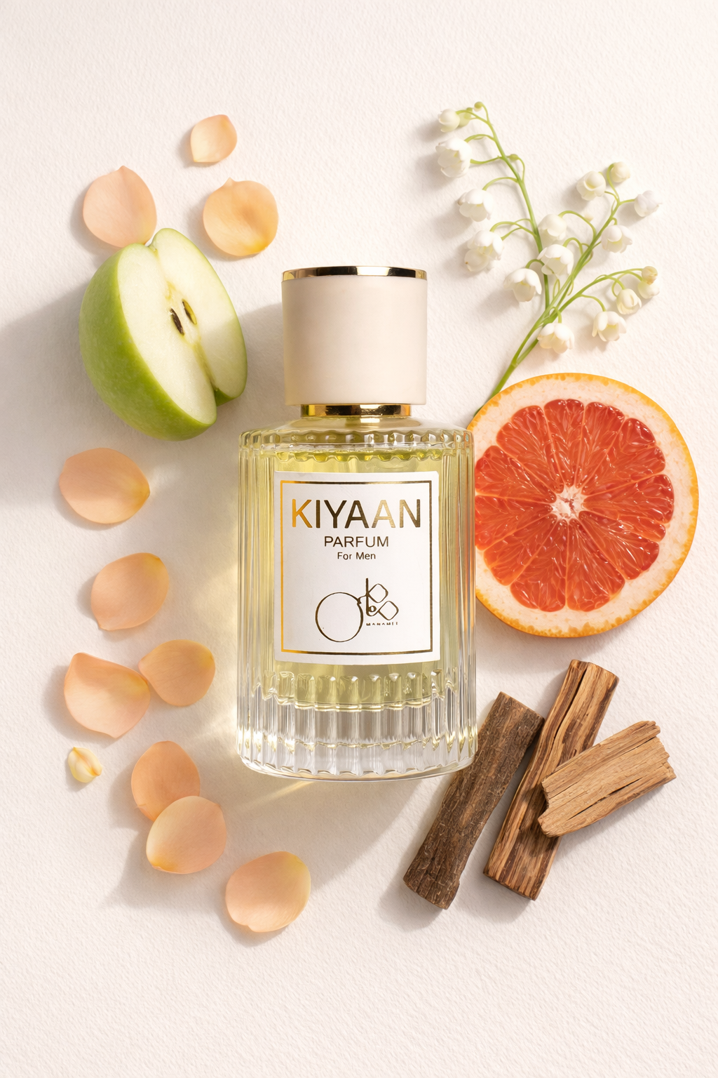 KIYAAN luxury men perfume citrus woody fragrance