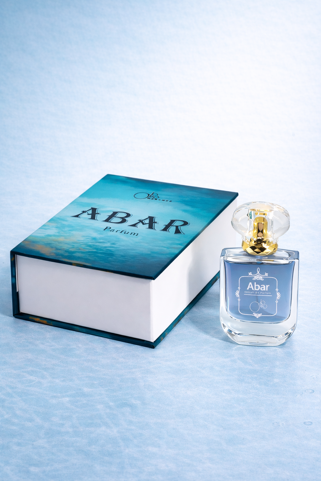 Premium perfume packaging ABAR signature scent luxury parfum